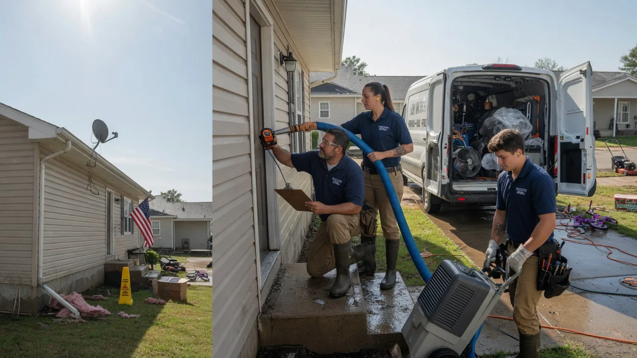 Ceiling Water Damage Restoration in Cumberland, OH near me